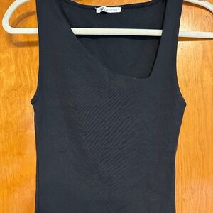 Zara, asymmetrical tank top, size M